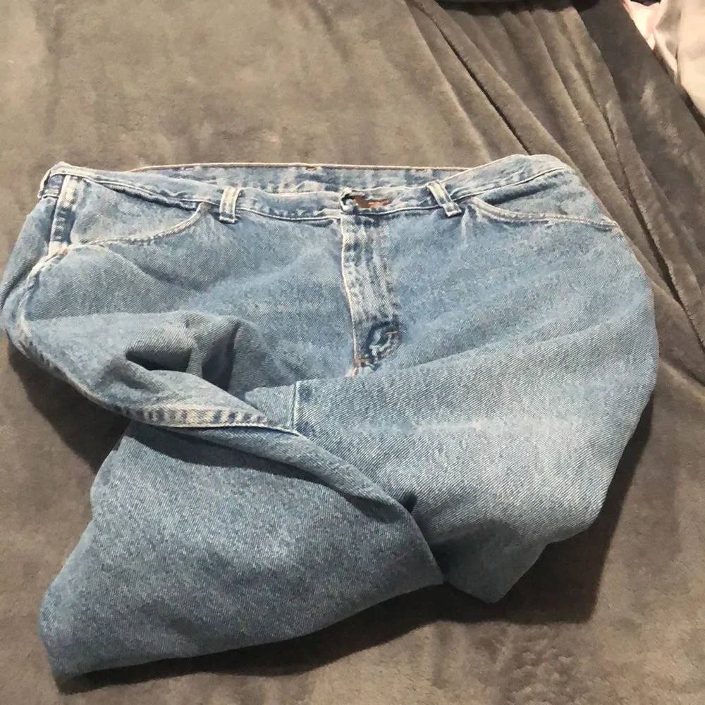 rustler jeans size 38/29 men bluejeans used